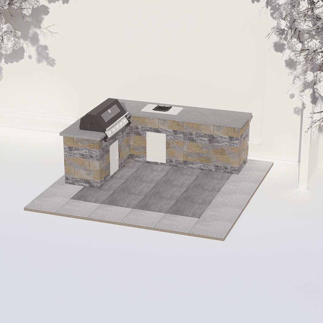 Outdoor Kitchen 4028 - 3.60 x 3.60 m